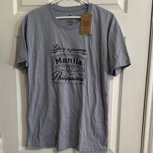 Kamisa By Kultura Manila  Philippines “Life is a Journey” Tee NWT XL